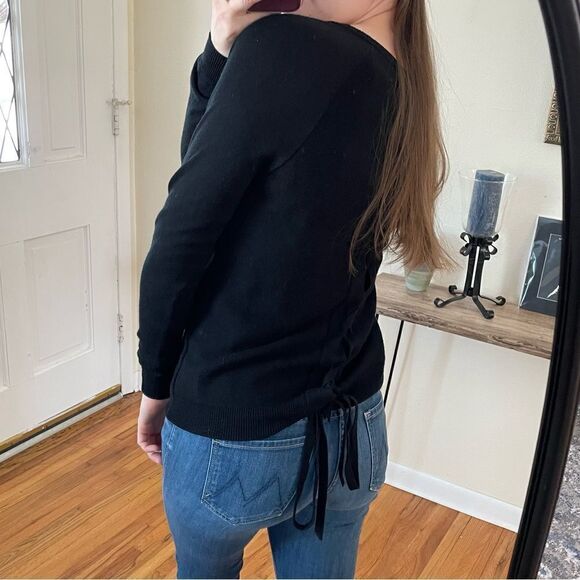 Lululemon Tied To You Sweater Black 8 - Picture 5 of 9